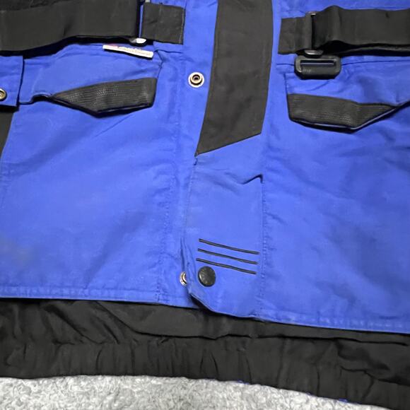 Castle X Winter Coat Mens XL Blue Moto Racing Snowmobile Jacket *** - Picture 3 of 11